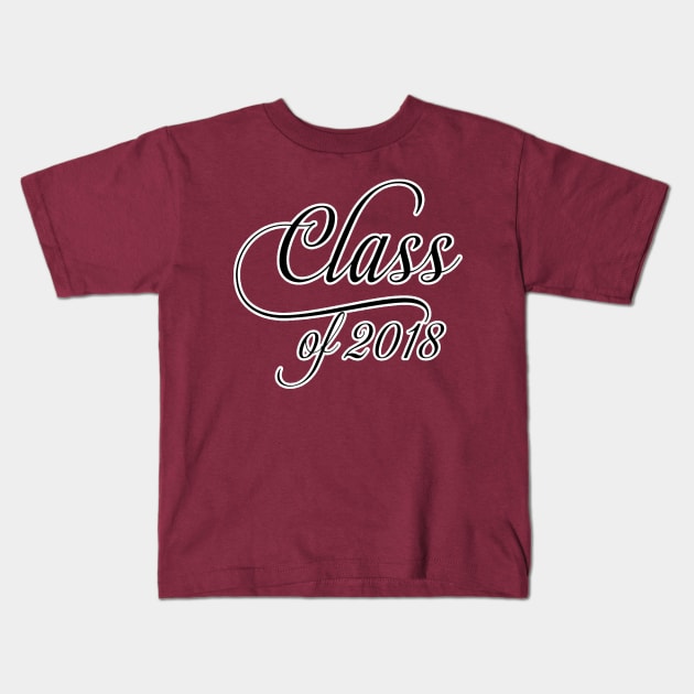 Graduating Class of 2018 Kids T-Shirt by charlescheshire